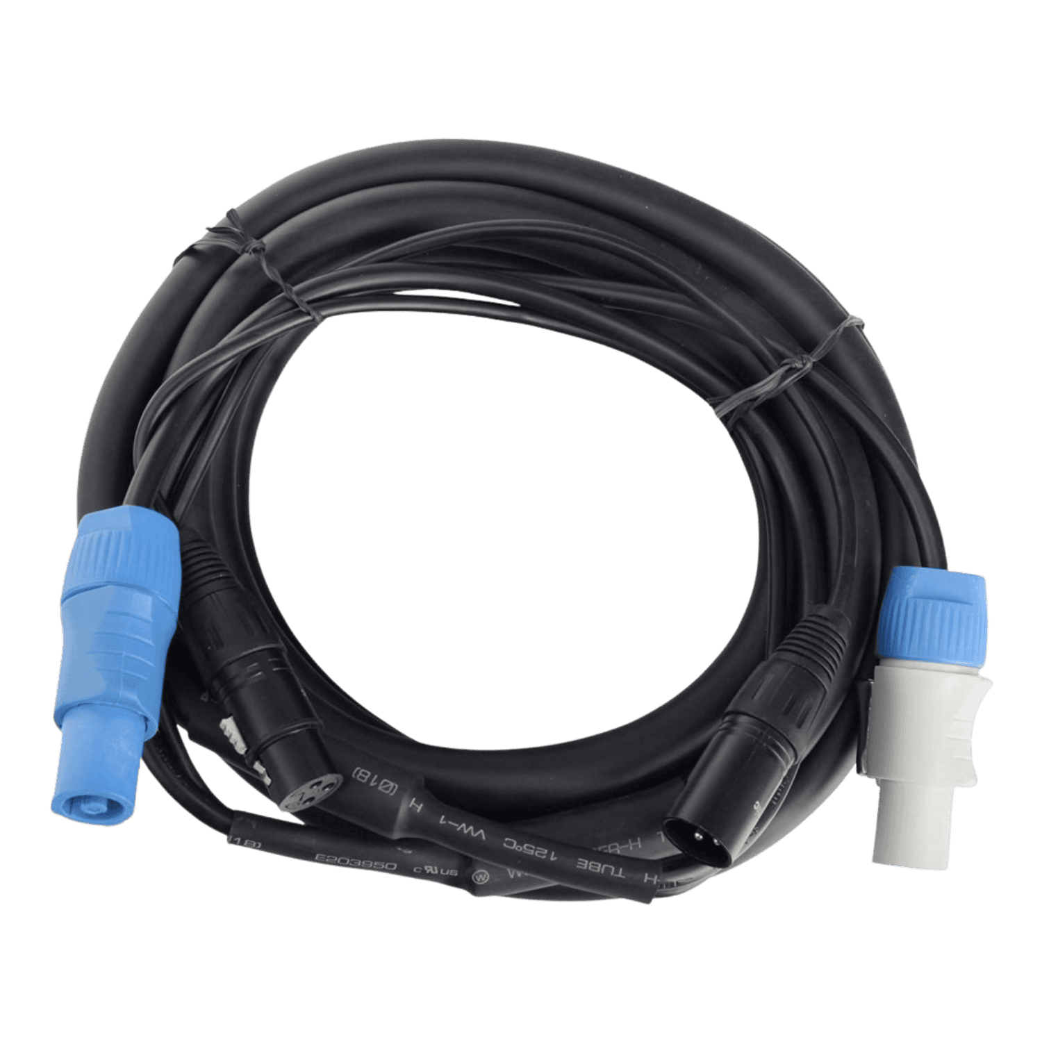 Cavo Combinato XLR DMX : PowerCon da 10mt per alimentazione Teste Mobili 1