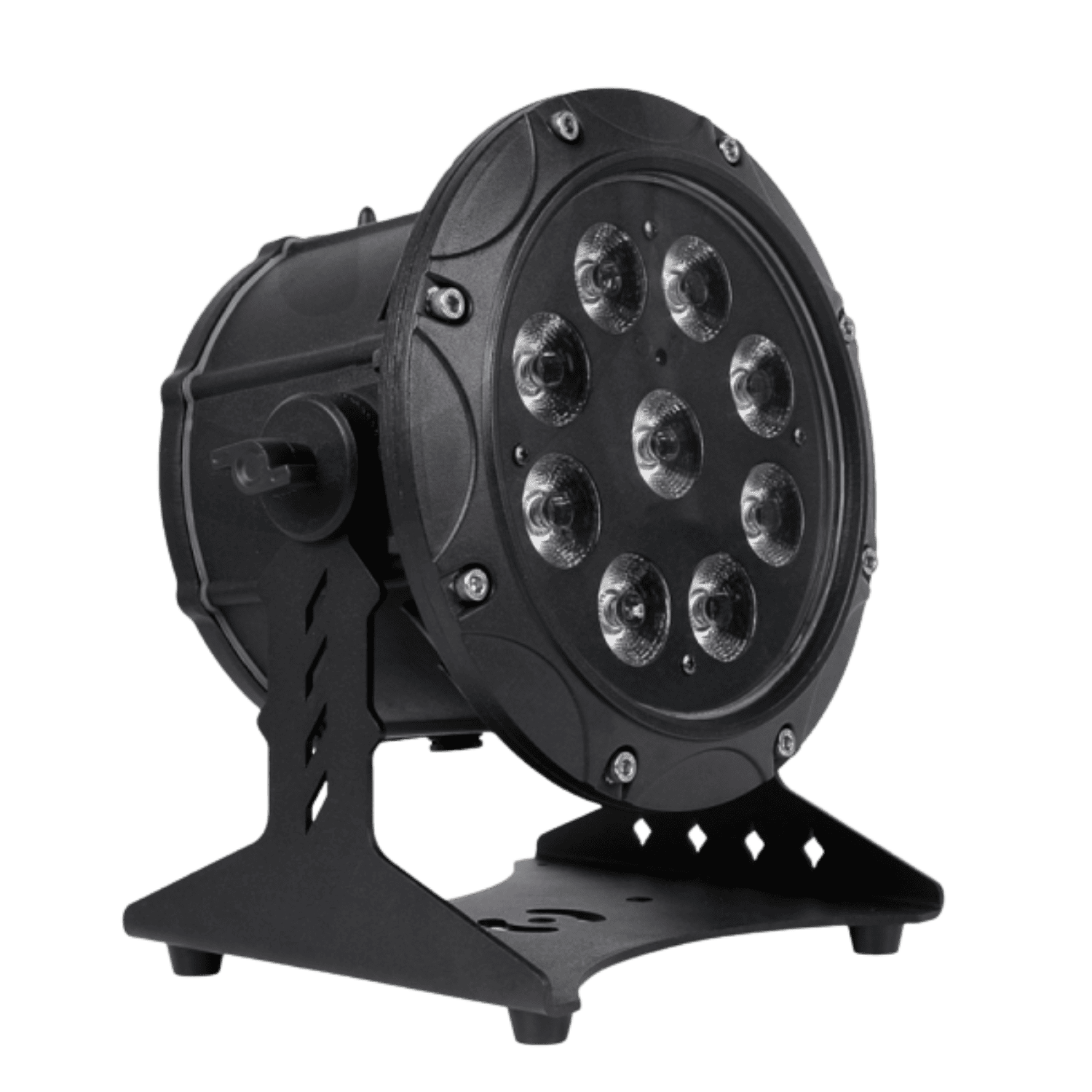 Faro Portatile A Batteria PAR LED RGBWA-UV 9x6W IP65 Con Funzione Wireless WISDOM 2