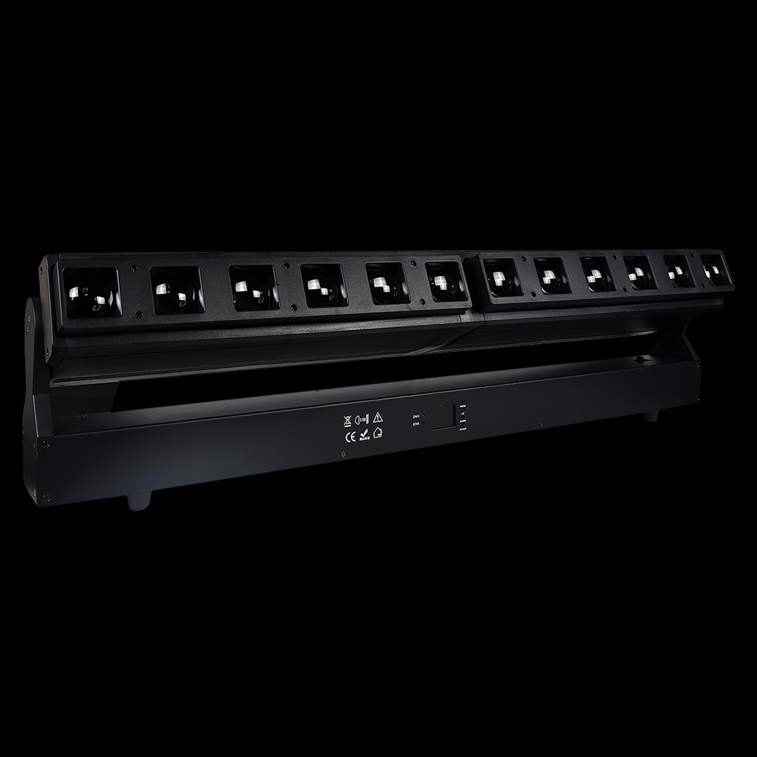 Barra_LED_RGBW_12x40W_Zoom_Wash Barra LED RGBW 12x40W Zoom Wash su Sfondo Nero