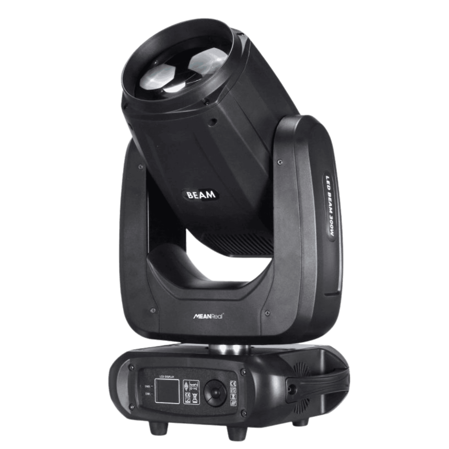 Coppia Teste Mobili LED BEAM 300 con Flight Cases Wisdom Line Pro 1