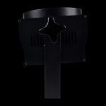 Accecatore Strobo LED 200W Luce Calda in Prospettiva Laterale su Sfondo Nero