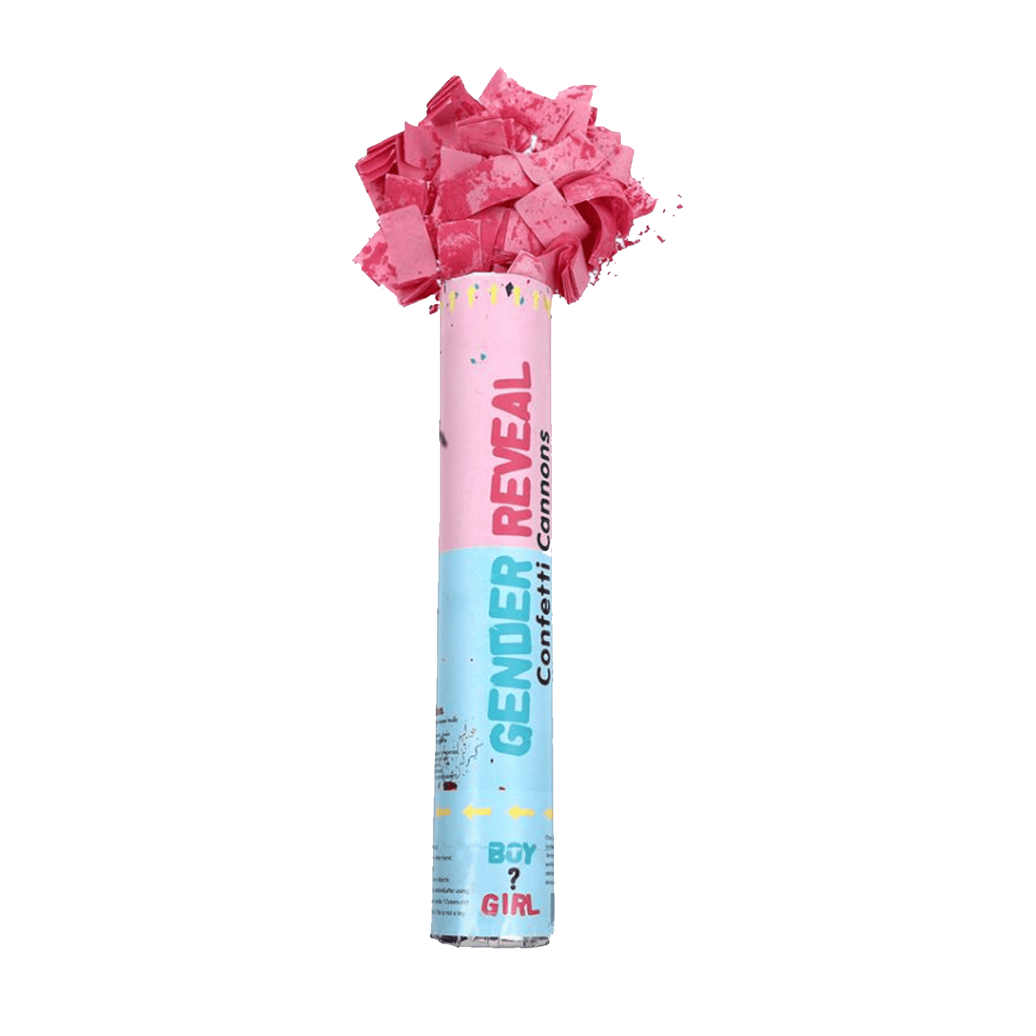 Tubo-Sparacoriandoli-Baby-Shower-con-coriandoli-e-polvere-Rosa