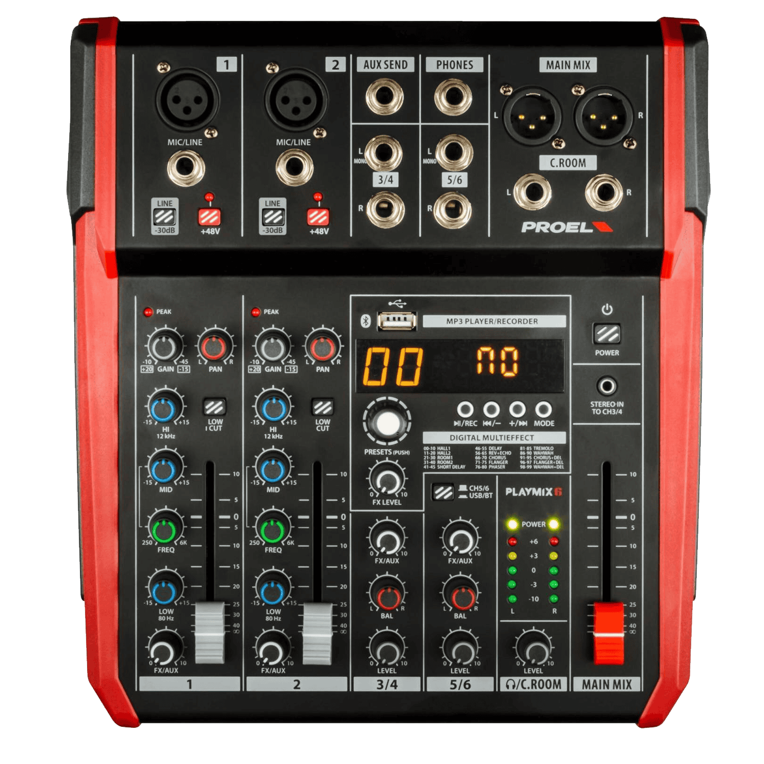 Mixer-compatto-PROEL-PLAYMIX6-a-6-canali-con-lettore-MP3-e-Bluetooth