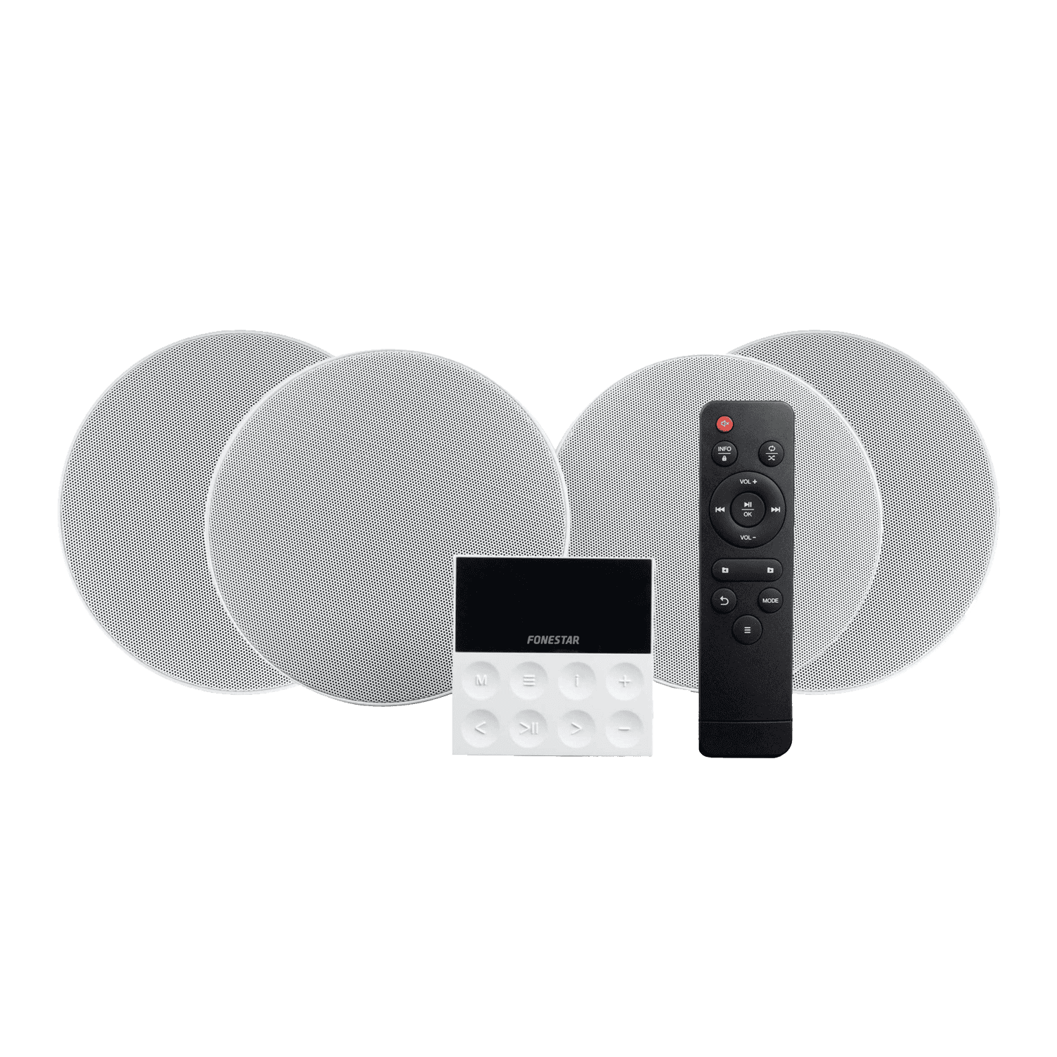 Sistema-audio-FONESTAR-KS-WALL-4-con-4-altoparlanti-a-soffitto-e-Amplificatore