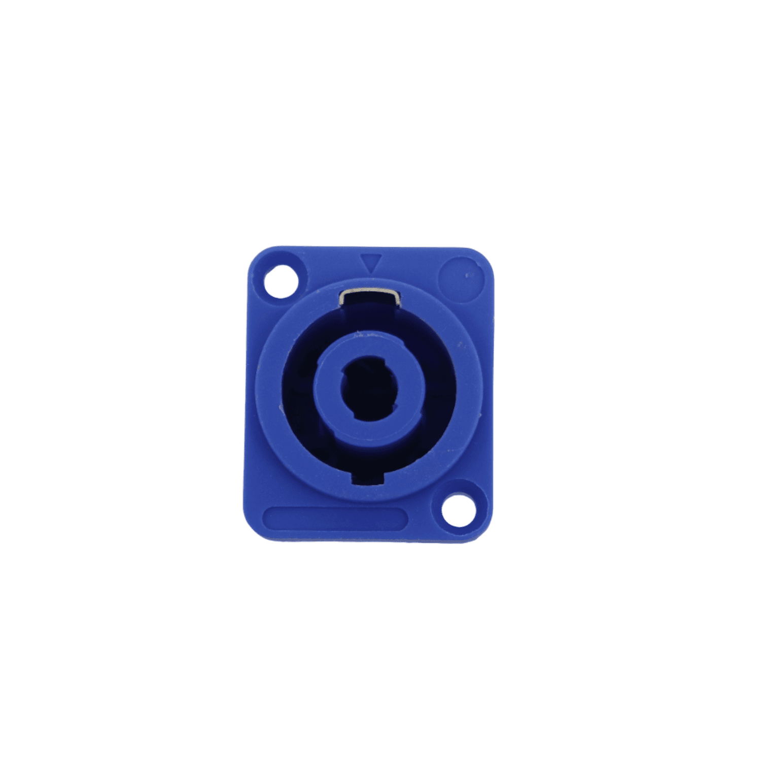 Connettore Volante Speakon Da Pannello A 4 Poli In PVC Blu 1