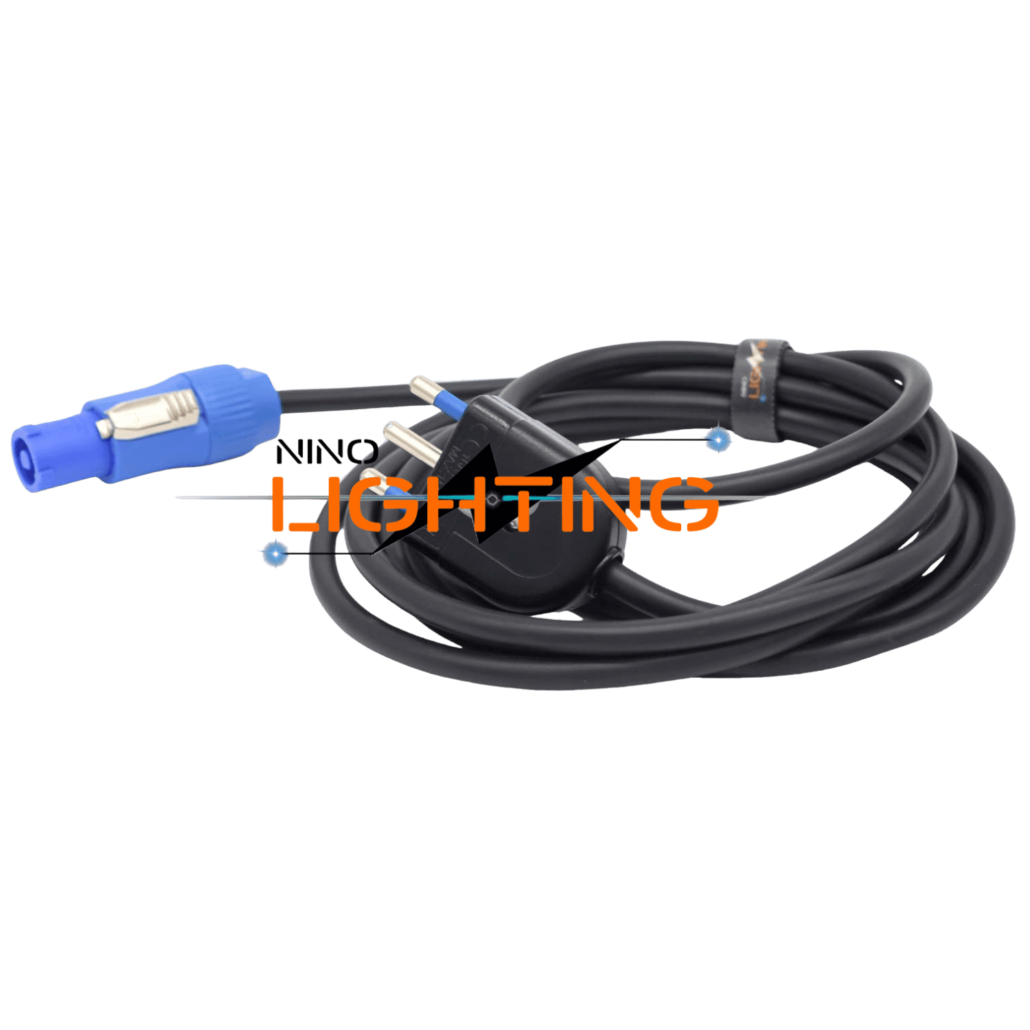 Cavo PowerCon:Spina Civile a 16A da 1,5mt per connessione Teste Mobili 1