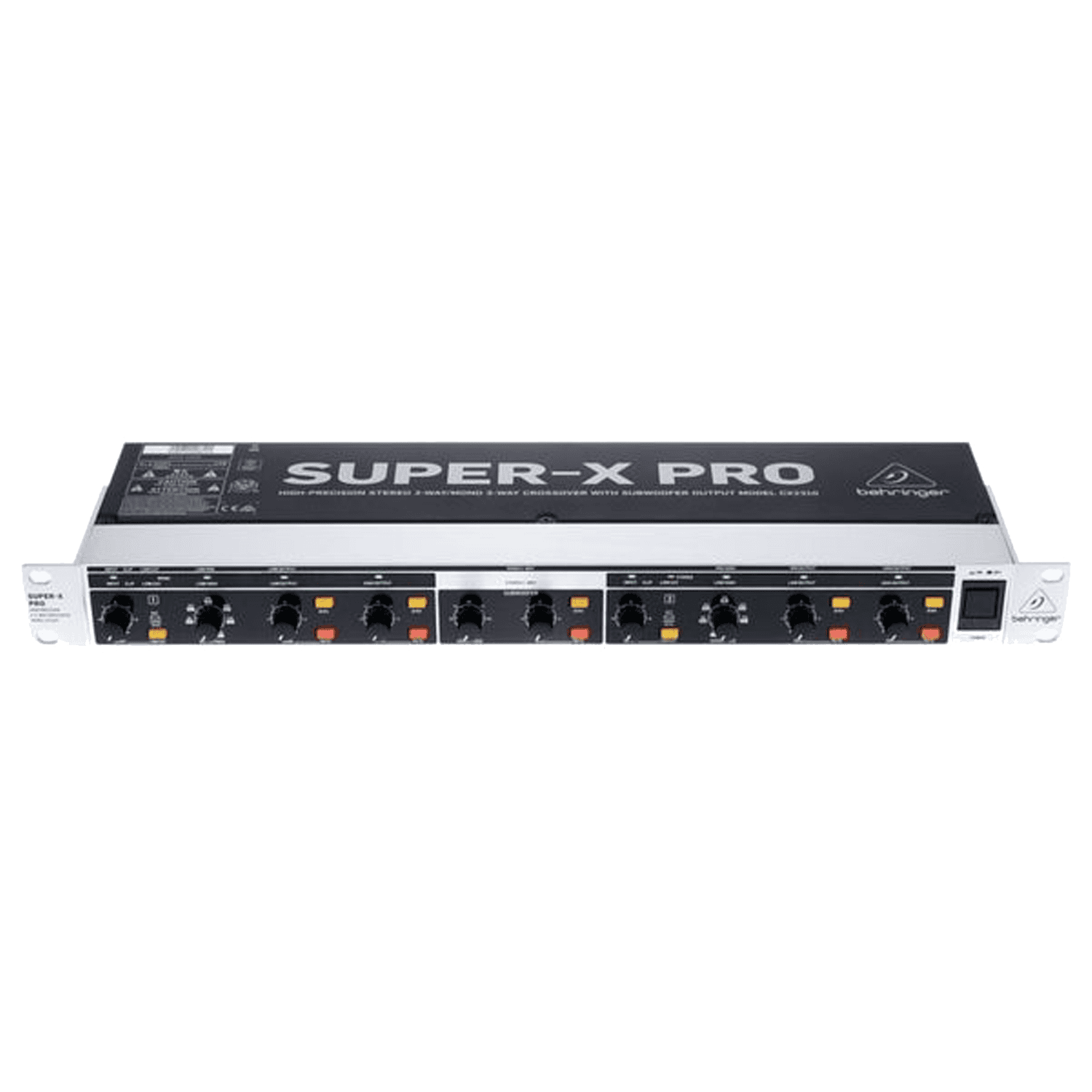 Crossover-diffusore-audio-BEHRINGER-CX2310-Super-X-Pro-V2-con-stereo-a-2-vie-e-mono-a-3-vie