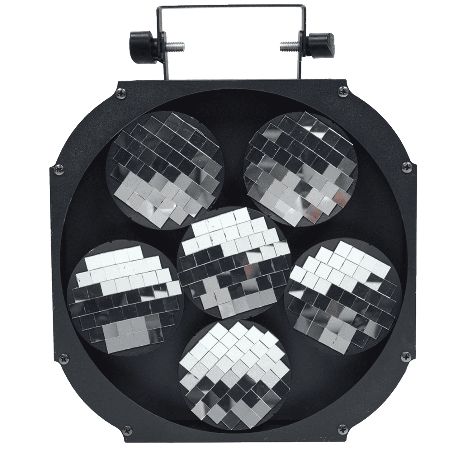 Effetto-Sfera-Mirrorball-MOVING-MIRROR-6-con-dischi-curvi-rotanti-Motorizzati