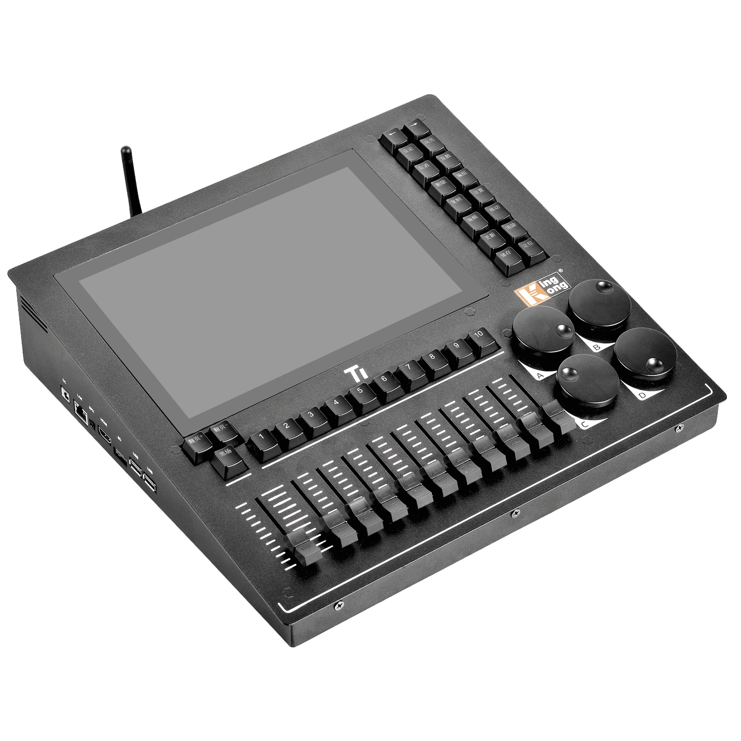 LAMPO-Baton-T1-consolle-professionale-mini-2-universi-con-flightcases-kingkong LAMPO Baton T1 consolle professionale mini 2 universi con flightcases kingkong