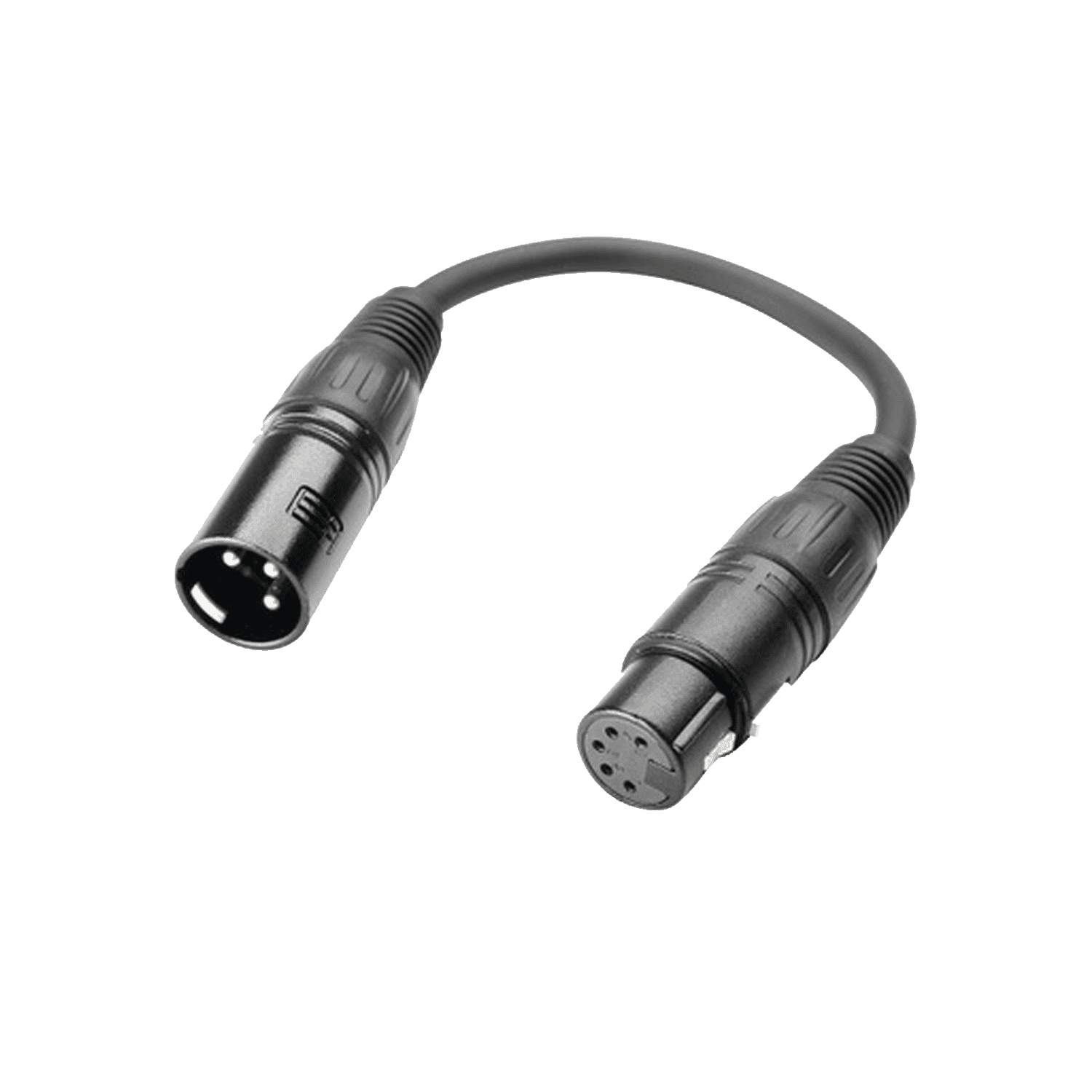 Cavo-DMX-Adam-Hall-Cables-3-STAR-DHM-0020-con-XLR-3-poli-maschio-e-XLR-5-poli-femmina