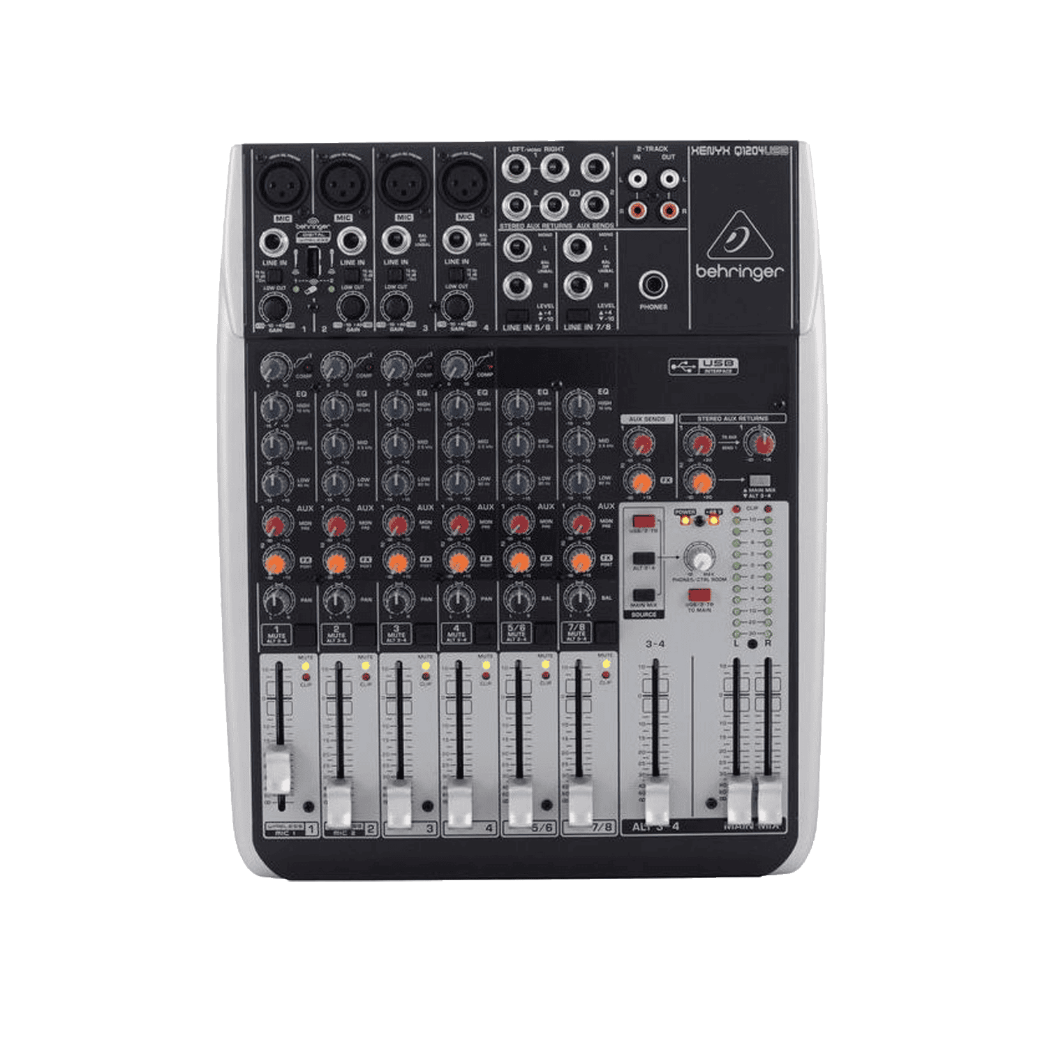 Mixer-Audio-Behringer-Xenyx-Q1204USB-a-12-canali-con-fader-da-60mm
