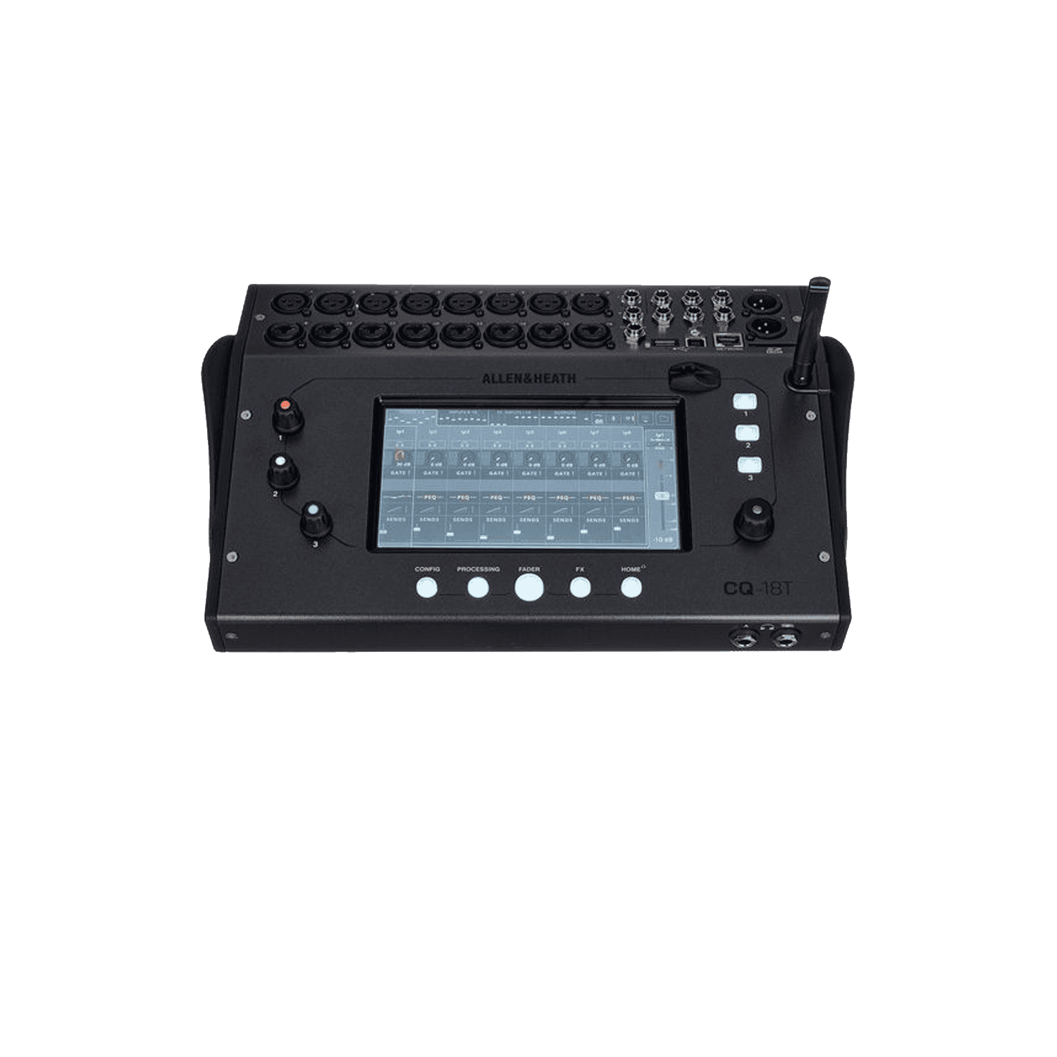 Mixer-ultra-compatto-ALLEN-&-HEATH-CQ-18T-digitale-con-schermo-Touchscreen-e-Bluetooth
