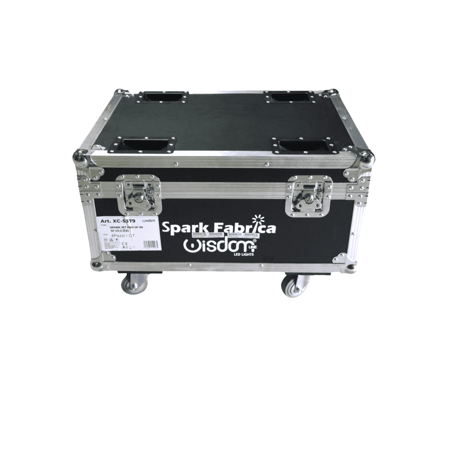 Baule-Flight-Case-VUOTO-per-trasporto-di-4x-spark-a-scintille-fredda-SF-05-500W-B-STOCK