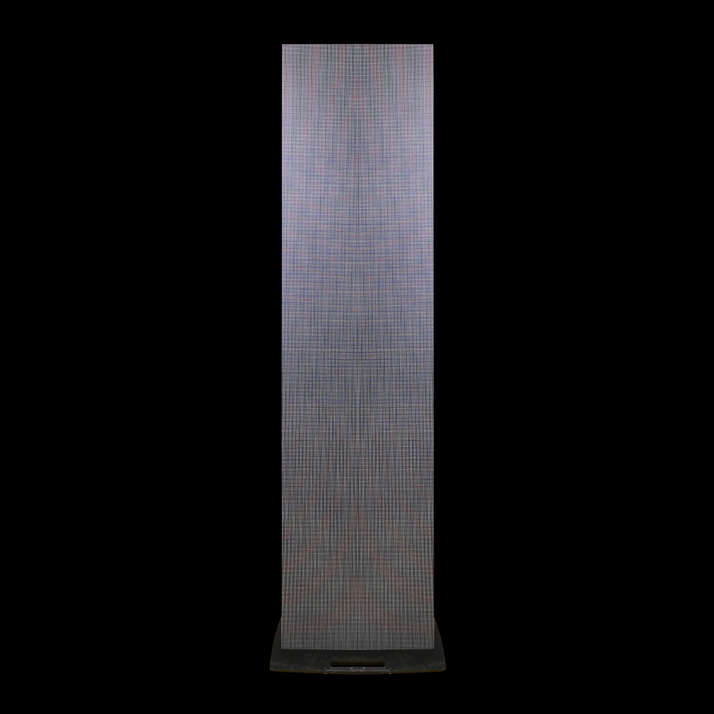 Totem_LED_Wall_con_Supporto_Gravity_LS_331_B Totem LED Wall con Supporto Gravity LS 331 B in Prospettiva Frontale su Sfondo Nero